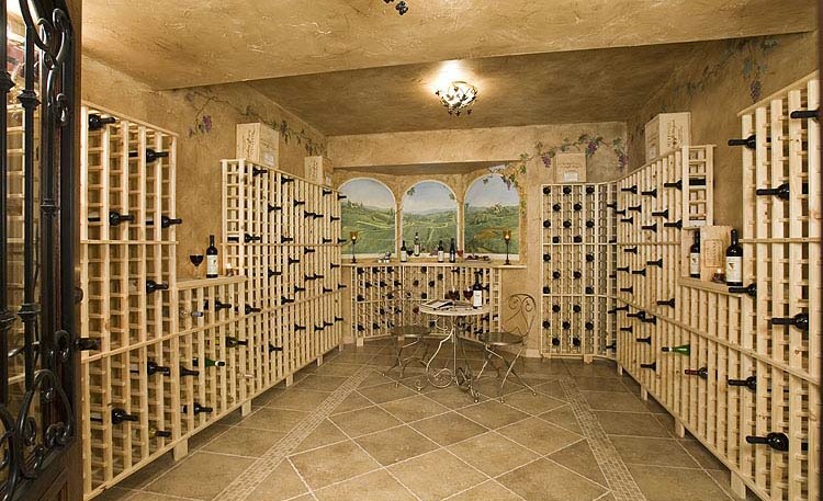 in-home wine cellar